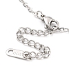 304 Stainless Steel Cable Chains Bracelet Making AJEW-P119-01P-3
