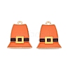 Thanksgiving Day Theme Alloy Enamel Pendants X1-ENAM-T020-35J-1