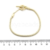 Brass Snake Chain Bracelets for Men Women BJEW-G736-05G-5