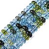 Crackle Transparent Glass Beads Strands GLAA-N074-02A-12-1