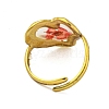 Brass Adjustable Rings for Women RJEW-G265-10G-C03-3