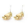 Alloy Stud Earring Findings X-PALLOY-Q433-025-RS-4