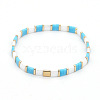 Bohemian Glass Seed Beaded Stretch Bracelets JM4508-64-1