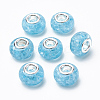 Crackle Resin European Beads RPDL-S012-B04-2