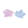 Baking Paint Transparent Glass Pendants DGLA-N014-11-2