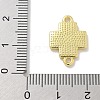 Brass Pave Shell Connector Charms KK-M300-10G-01-3