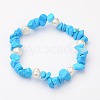 Gemstone Chip Stretch Bracelets BJEW-JB01516-03-1