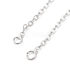 Brass Cable Chain Necklace Making NJEW-D302-80P-2