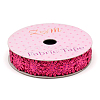 Glitter Powder Polyester Ribbons X-SRIB-S048-04C-2