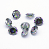 Cubic Zirconia Pointed Back Cabochons ZIRC-WH0011-01A-1