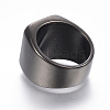 304 Stainless Steel Signet Band Rings for Men RJEW-G091-16-B-3