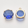 Faceted Glass Pendants GLAA-T010-006-2