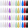 130Pcs 13 Colors Baking Paint Transparent Glass Pendants FIND-SC0023-46A-7