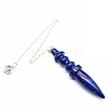 Natural Lapis Lazuli Dowsing Pendulum Big Pendants PW-WG71136-01-1