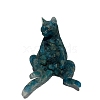 Orgonite Cat Natural Apatite Resin  Ornaments for office Home Desk Decorations PW-WG26C51-12-1