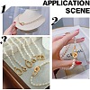 2Pcs 2 Colors 925 Sterling Silver Fold Over Clasps STER-AR0001-03-7