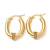 304 Stainless Steel Hoop Earrings EJEW-M221-04G-1