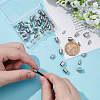 60Pcs 4 Styles 201 Stainless Steel Cord Ends STAS-UN0063-70-4