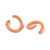 Spray Painted Iron Open Jump Rings IFIN-T017-04B-19-3