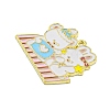 Cartoon Alloy Enamel Pendants ENAM-Z015-04G-03-2