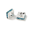 Brass Rhinestone Spacer Beads X-RSB072-13S-1