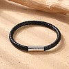 Mixed Braided Leather Cord Bracelets BJEW-I199-M-6