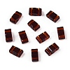 2-Hole Glass Seed Beads SEED-T003-01B-09-1