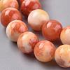 Natural Persian Jade Beads Strands G-H1625-6mm-PR11-3