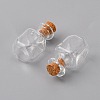 DIY Glass Wishing Bottles Dangle Earring Making Kit DIY-FS0002-75-4