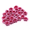 Aluminum Flower Beads FALUM-WH0001-01B-1