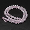 Electroplated Natural Rose Quartz Beads Strands G-K285-06-6mm-2