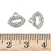 Alloy Rhinestone Pendants ENAM-I073-04P-01-3
