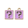 Alloy Enamel Charms ENAM-Q001-08G-05-1