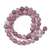Natural Purple Madagascar Rose Quartz Beads Strands G-Z115-C02-8mm-3