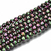 Electroplate Non-magnetic Synthetic Hematite Beads Strands G-T114-60A-06-1