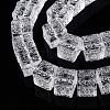 Transparent Glass Beads Strands GLAA-N001-45-3