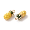 2Pcs Brass Enamel Charms KK-YW0001-82-2