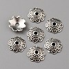 Tibetan Style Alloy Bead Caps FIND-WH0116-06B-AS-1