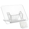 Assembled Tabletop Acrylic Bookshelf Stand AJEW-WH0083-96-1