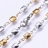 304 Stainless Steel Chain Necklaces STAS-P164-07GP-2