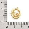 Brass Micro Pave Cubic Zirconia Pendants LS-KK-M321-01G-G01-3