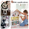 Adjustable Plastic & Metal Doll Support Stands for Models ODIS-WH0043-210-5