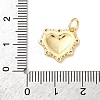 Brass Pave Cubic Zirconia with Enamel Charms KK-Q098-20G-B-3