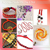   10 Bundles 10 Colors Nylon Chinese Knotting Cord NWIR-PH0002-06B-01-5