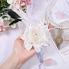 Flower Feather & Iron Lapel Pins for Clothes JEWB-WH0010-114A-5