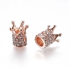 Zinc Alloy Rhinestone Beads ALRI-P003-02RG-1