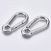 Tarnish Resistant 304 Stainless Steel Rock Climbing Carabiners STAS-N087-23A-01-2