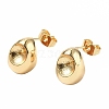 Brass Stud Earring Findings KK-B063-16G-1