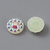 Opaque Resin Cabochons CRES-WH0010-018E-2