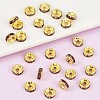 Brass Rhinestone Spacer Beads RB-A014-Z6mm-10G-2
